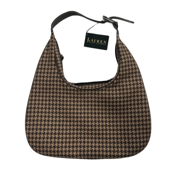 Lauren Ralph Lauren Handbags - Lauren Ralph Lauren vintage houndstooth pattern NWT shoulder bag purse.